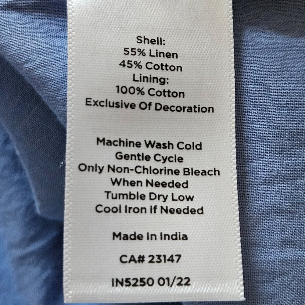 Summer A-line linen/cotton skirt from Talbots - Picture 4 of 7